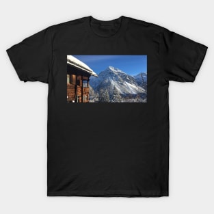 Looking out over the Swiss mountains T-Shirt